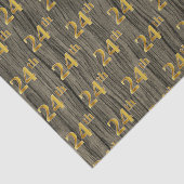 Papier Mousseline Faux Wood, Faux Gold 24e (Vingt-quatrième) (Détail)