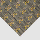 Papier Mousseline Faux Wood, Faux Gold 26e (Vingt-sixième) (Détail)