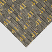 Papier Mousseline Faux Wood, Faux Gold 41e (Quarante et unième) (Détail)