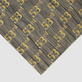 Papier Mousseline Faux Wood, Faux Gold 53e (Cinquante-troisième) (Détail)