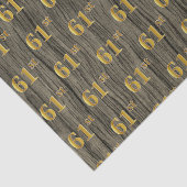 Papier Mousseline Faux Wood, Faux Gold 61e (Soixante et unième) (Détail)