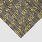 Papier Mousseline Faux Wood, Faux Gold 65e (Soixante-cinquième) (Détail)