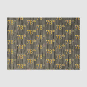 Papier Mousseline Faux Wood, Faux Gold 78e (Soixante-dix-huitième)