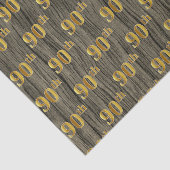 Papier Mousseline Faux Wood, Faux Gold 90e (Ninetieth) (Détail)