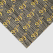 Papier Mousseline Faux Wood, Faux Gold 99e (Quatre-vingt-dix-neuvièm (Détail)