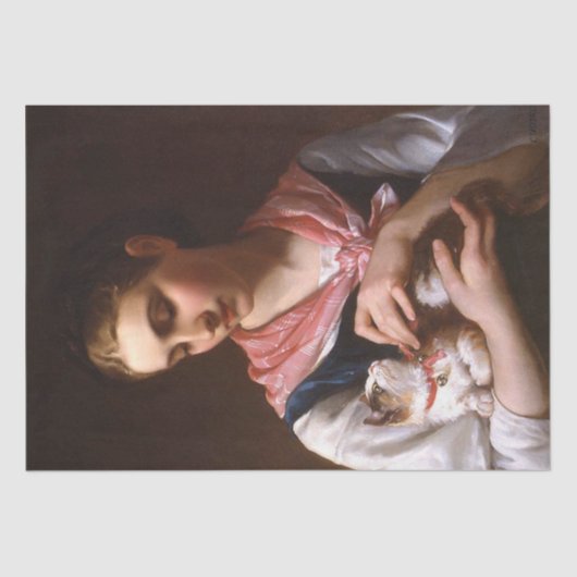 Papier Mousseline Favorite Kitten (par Émile Munier) (Recto)