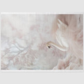 Papier Mousseline Feather's and Tulle, Romantic Ethereal Swan (Recto)