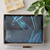 Papier Mousseline Fée Bleue Dans Le Papier Tissu De Découpage Vortex (Cadeau)