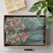 Papier Mousseline Fée Champignon de Noël Découpage (Cadeau)