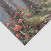 Papier Mousseline Fée Champignon de Noël Découpage (Détail)