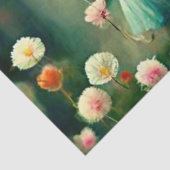 Papier Mousseline Fée dans la prairie Découpage (Détail)