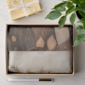 Papier Mousseline Fée d'automne lunaire avec découpage de la Couronn (Cadeau)