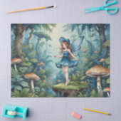 Papier Mousseline Fée de champignons Enchantant (Artisanat)