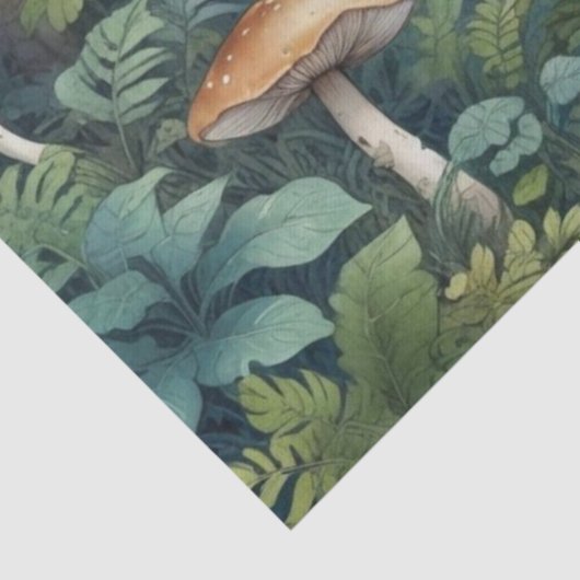 Papier Mousseline Fée de champignons Enchantant (Détail)