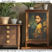 Papier Mousseline Fée de course mixte Ethereal à l'automne EG4L Déco