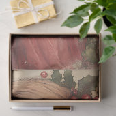 Papier Mousseline Fée de Noël avec découpage Holly & Red Berries (Cadeau)