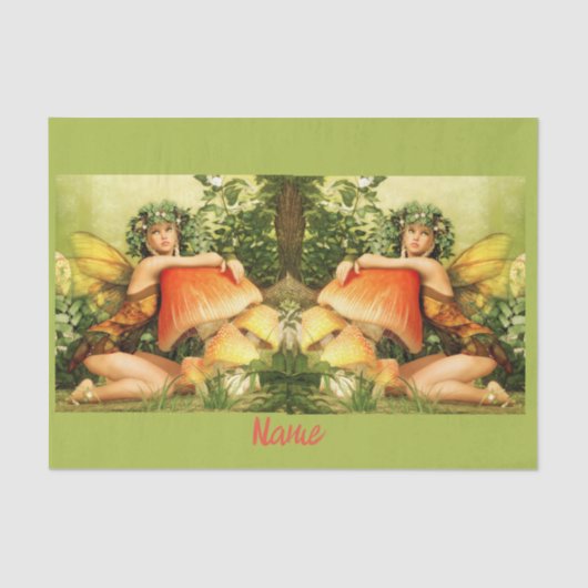 Papier Mousseline Fée des champignons Thunder_Cove (Recto)