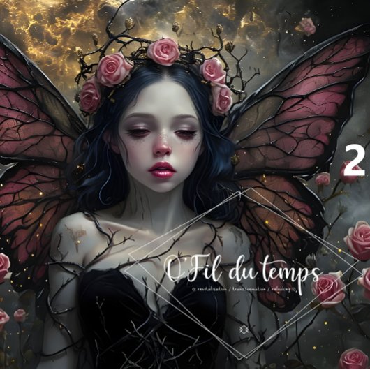 Papier Mousseline Fée Éthérée Entourée De Roses Roses Roses Roses Ro