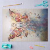 Papier Mousseline Fée papillon gras (Artisanat)