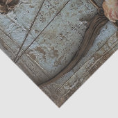 Papier Mousseline Fée rose avec découpage de flèche (Détail)