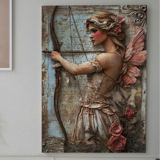 Papier Mousseline Fée rose avec découpage de flèche