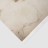 Papier Mousseline Fée Whimsical dans le champ de fleurs Découpage (Détail)