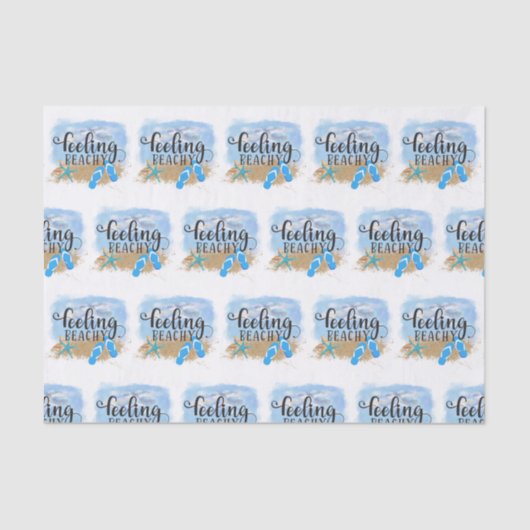 Papier Mousseline Feeling beachy (Recto)