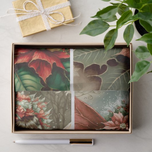 Papier Mousseline Fées de Noël (Cadeau)