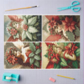 Papier Mousseline Fées de Noël (Artisanat)