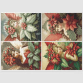 Papier Mousseline Fées de Noël (Recto)