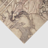 Papier Mousseline "Fées et elfes" par Arthur Rackham (Détail)