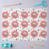 Papier Mousseline Fées Rose Floral Champignons Fairy Castle Annivers (Artisanat)