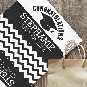 Papier Mousseline Félicitations Diplômé - Graduation personnalisée