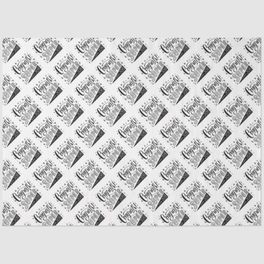 Papier Mousseline Félicitations Papier Tissu (Recto)