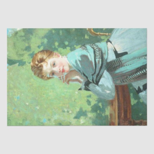 Papier Mousseline Felicity (par George Henry) (Recto)
