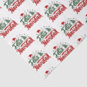 Papier Mousseline Feliz Navidad (Détail)