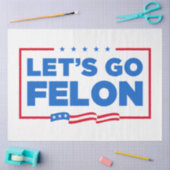 Papier Mousseline Felon Anti-Trump (Artisanat)