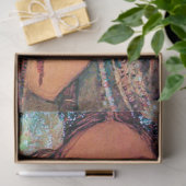 Papier Mousseline Femme amérindienne, Mucha (Cadeau)