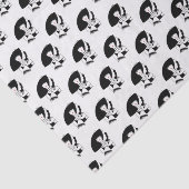 Papier Mousseline Femme Art Déco En Gros Gants Casquettes RL (Détail)