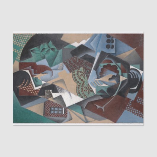 Papier Mousseline Femme au Compotier par Jean Metzinger (Recto)