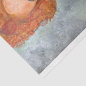 Papier Mousseline Femme aux cheveux rouges, Modigliani (Détail)