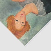 Papier Mousseline Femme aux cheveux rouges par Amedeo Modigliani (Détail)