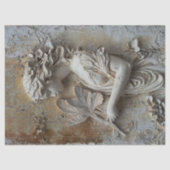 Papier Mousseline Femme avec des franges fern Découpage (Recto)
