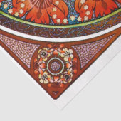 Papier Mousseline Femme avec du pavot, Mucha (Détail)