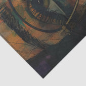 Papier Mousseline Femme avec lunettes de soleil Découpage (Détail)