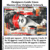 Papier Mousseline Femme aveugle Art Abstrait DM7R Découpage