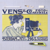 Papier Mousseline Femme caméra, photographe, Van Caspel (Artisanat)