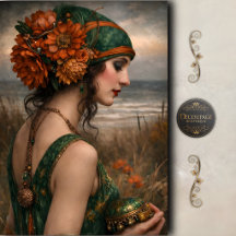 Femme Côtière Florale Bohème Découpe
