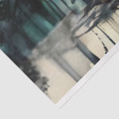 Papier Mousseline Femme crâne dragon (Détail)