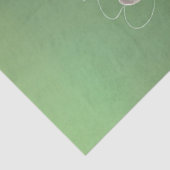 Papier Mousseline Femme de découpage au design floral complexe (Détail)